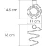 Держатель фена WASSERKRAFT K-1080BRUSHED GOLD K-1080BG